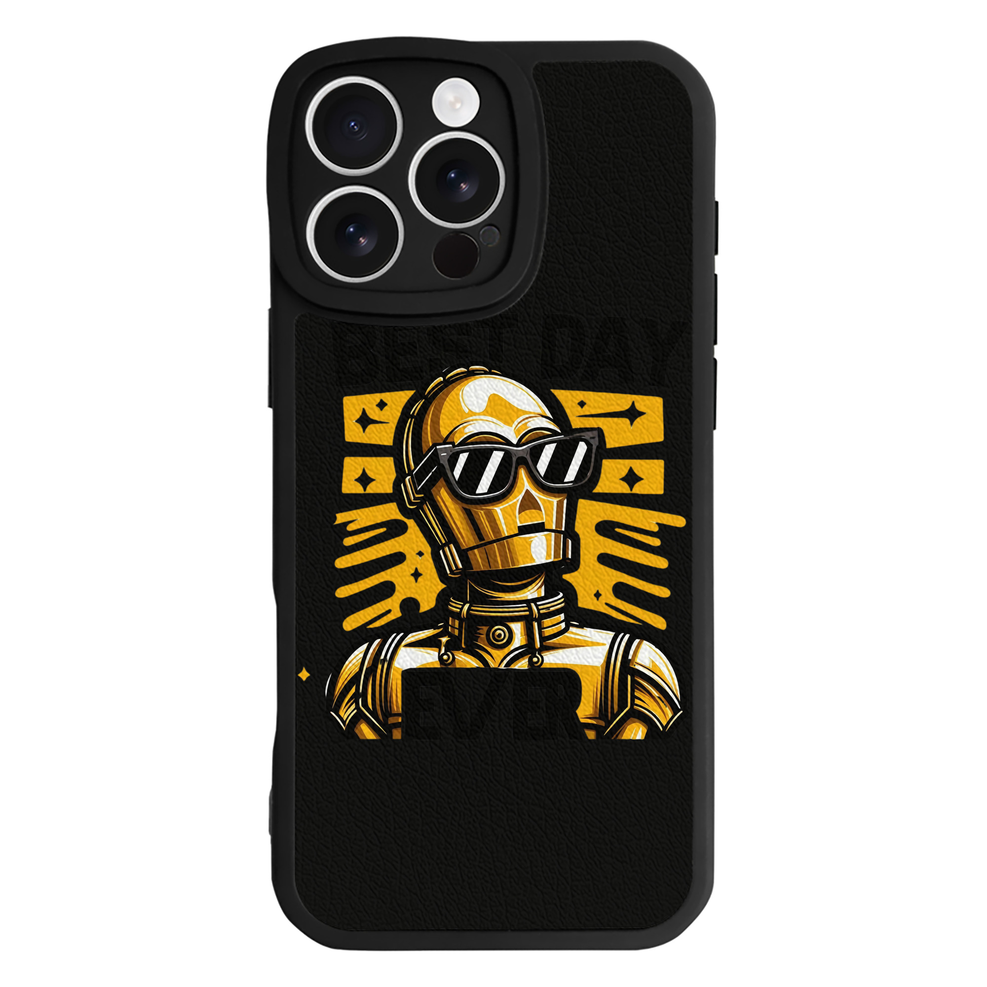 （画像用） スター・ウォーズ Star Wars 【iPhone 16シリーズ対応】シリコンスマホケース（レザー調） 材質：シリコン